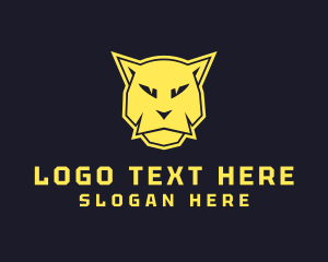 Edgy - Wild Lynx Animal logo design