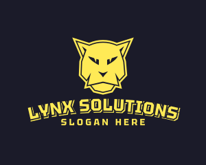 Wild Lynx Animal logo design