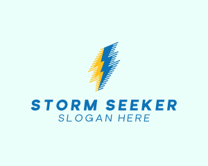 Lightning Storm Weather logo