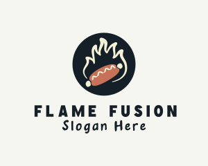 Flaming Hot Dog logo