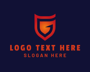 Digital Shield Letter G logo