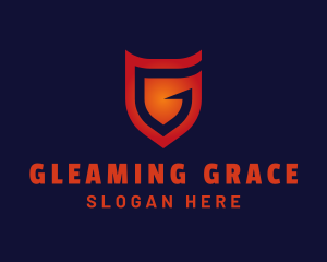 Digital Shield Letter G logo design