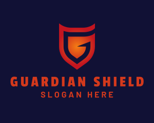 Digital Shield Letter G logo design