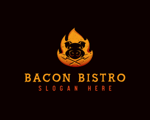 Fire Pork Barbecue logo