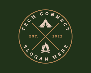 Camping Bonfire Tent logo