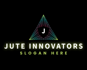 Abstract Triangle Innovation logo design