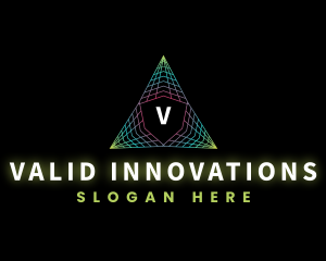 Abstract Triangle Innovation logo design