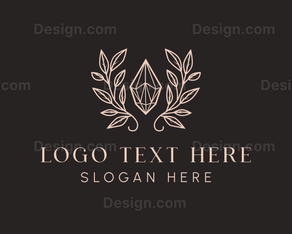 Crystal Jewelry Wreath Logo