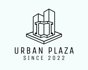 Urban City Skyscraper logo design