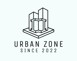 Urban City Skyscraper logo design