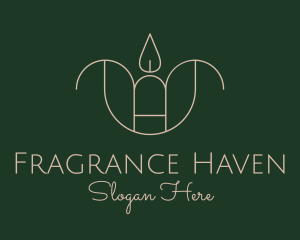 Spa Scented Candle  logo design