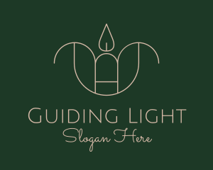 Spa Scented Candle  logo design