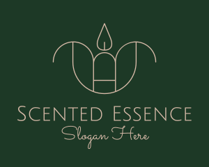 Spa Scented Candle  logo design