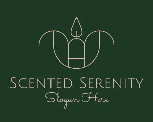 Spa Scented Candle  logo design