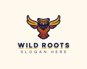 Wild Hunter Owl logo design