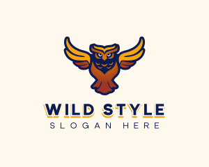 Wild Hunter Owl logo design