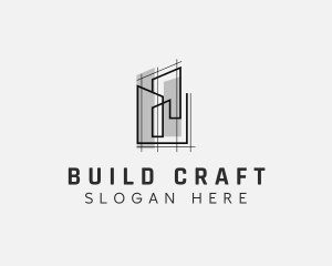 Building Architectural Construction logo design