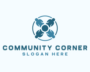 People Community Group logo design