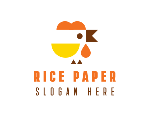 Poultry Rooster Restaurant logo design