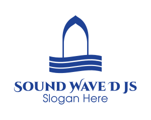 Blue Wave Spa logo design