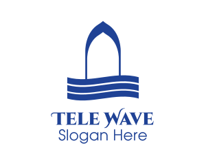 Blue Wave Spa logo design