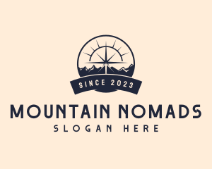 Compass Mountain Exploration logo design