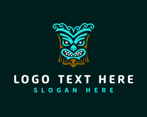 Indigenous Maori Mask  logo