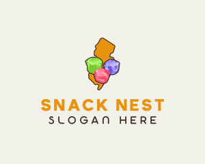 New Jersey Candy logo design