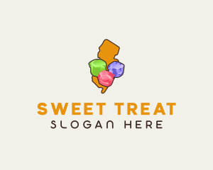 New Jersey Candy logo design