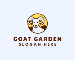 Mountain Goat Ram logo design