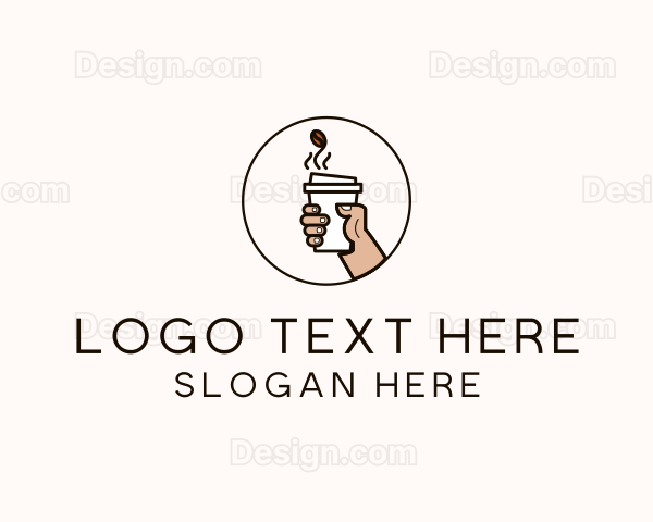 Hot Espresso Cup Logo