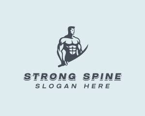 Strong Sword Warrior logo design