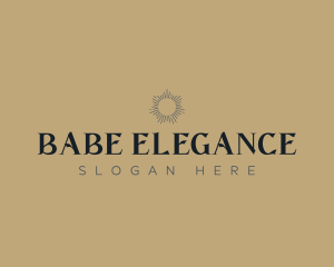 Elegant Sun Brand logo design