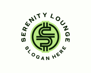 Money Currency Letter S logo design