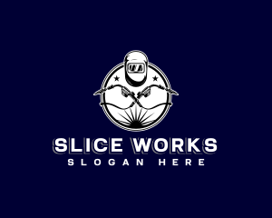 Metalwork Welder Worker logo design