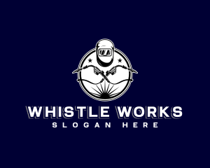 Metalwork Welder Worker logo design