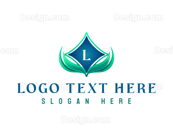 Grass Lawn Landscaping Logo