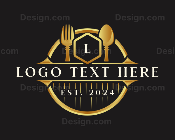 Luxury Restaurant Dining Logo