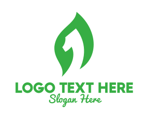 Green Leaf Number 1 Logo