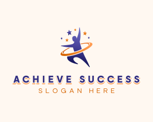 Human Leadership Success logo design