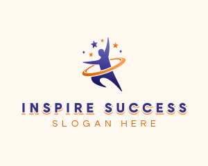 Human Leadership Success logo design