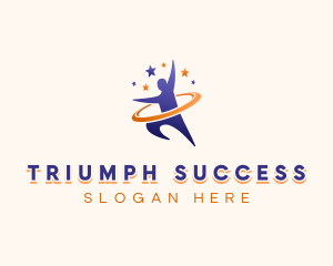 Human Leadership Success logo design