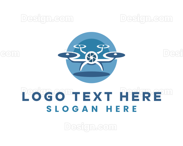 Drone Lens Security Logo