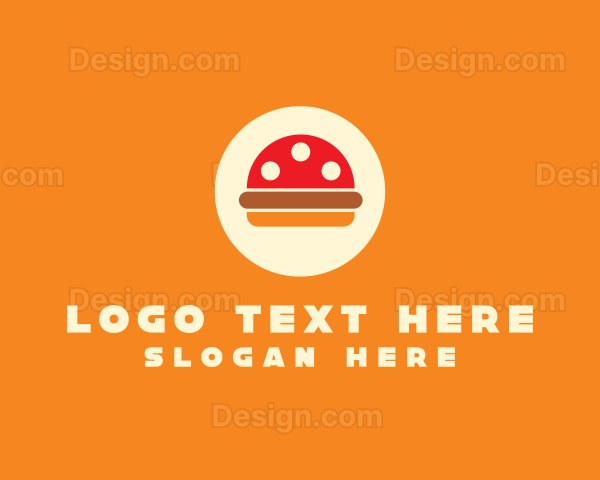 Mushroom Burger Restaurant Logo