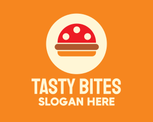 Mushroom Burger Restaurant logo design