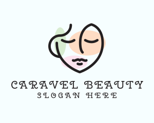 Facial Beauty Woman  logo design