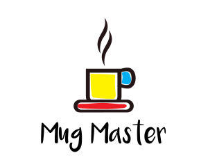 Colorful Coffee Mug logo design