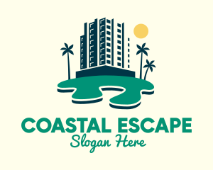 Island Escape Hotel  logo design