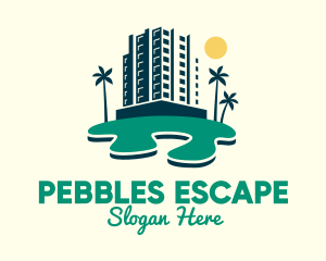 Island Escape Hotel  logo design