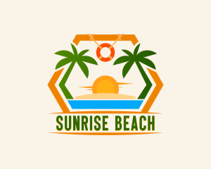 Summer Island Beach logo design